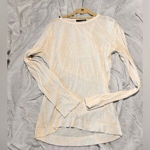 Dolce & Gabbana cream long sleeve shirt, large, good condition